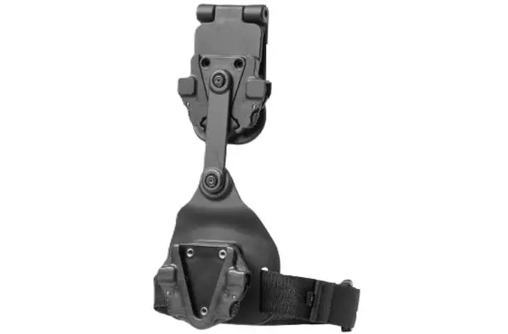 Alien Gear Holsters Rapid Force Expansion Swivel Drop Leg Holster With Locking Belt Slide w/ Taq Strap w/Standard Buc...
